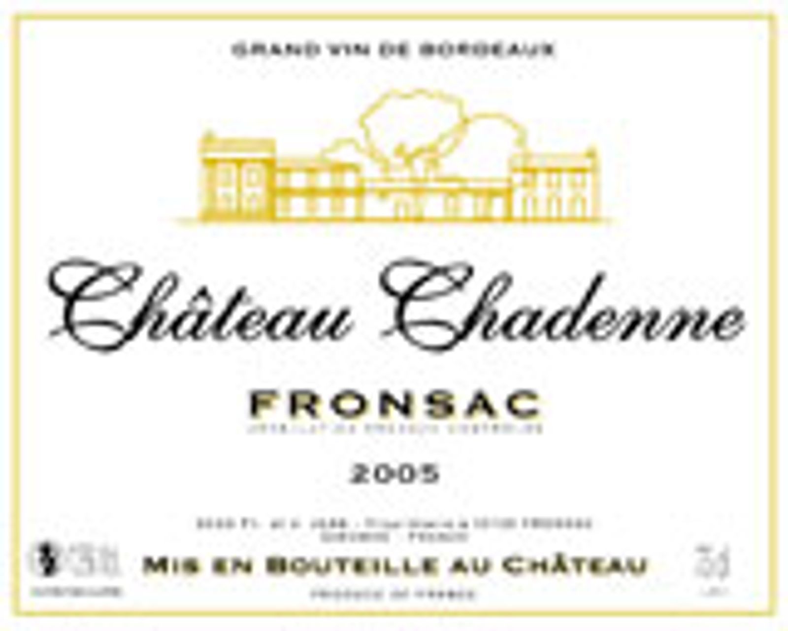 Château Chadenne Fronsac