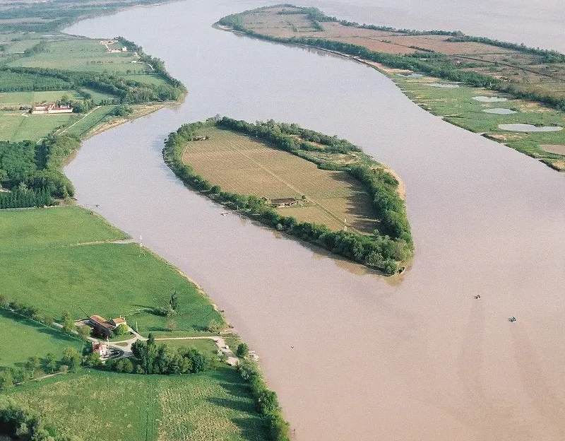 Vue aerienne ile Margaux