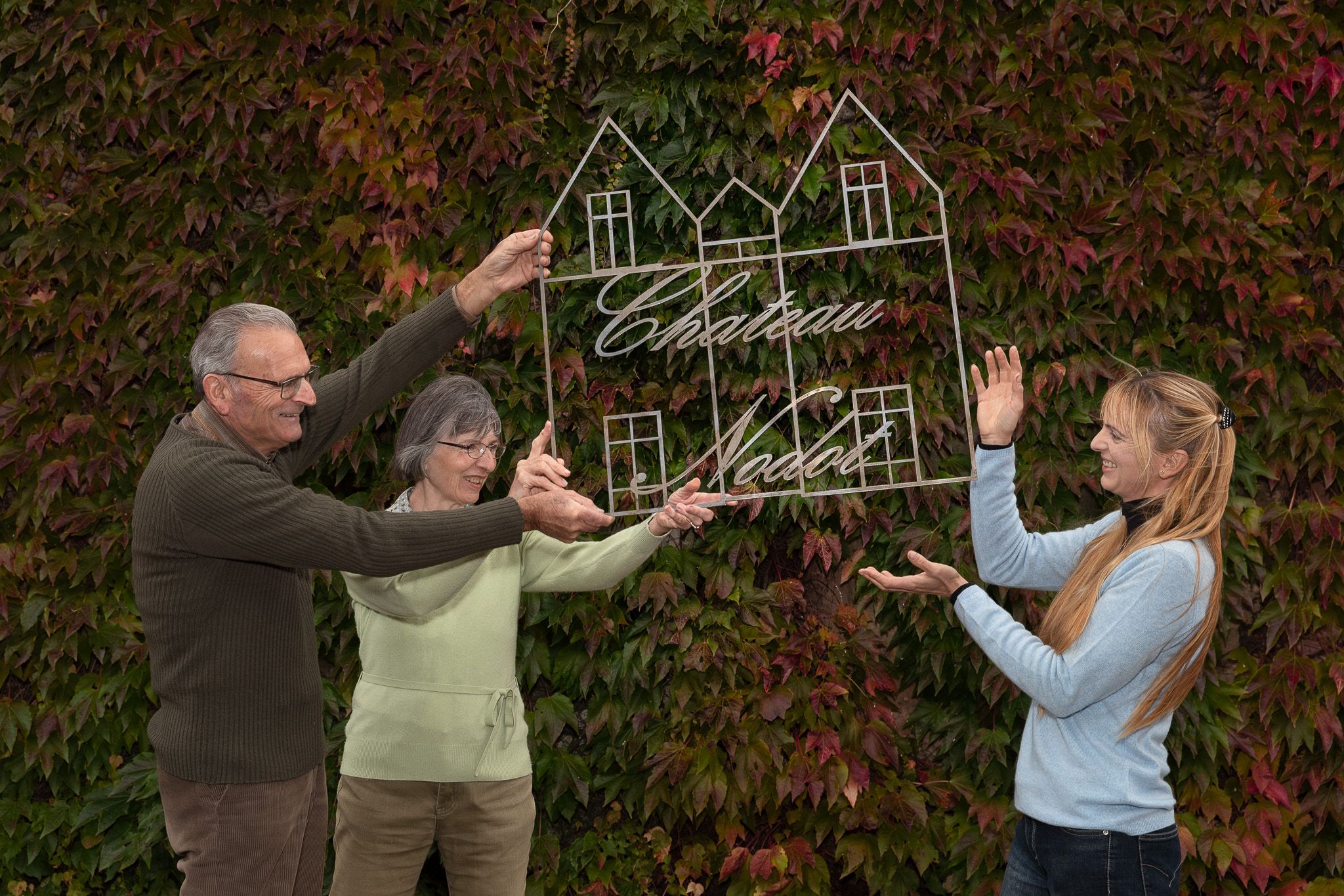 La famille propriétaire du Château Nodot
