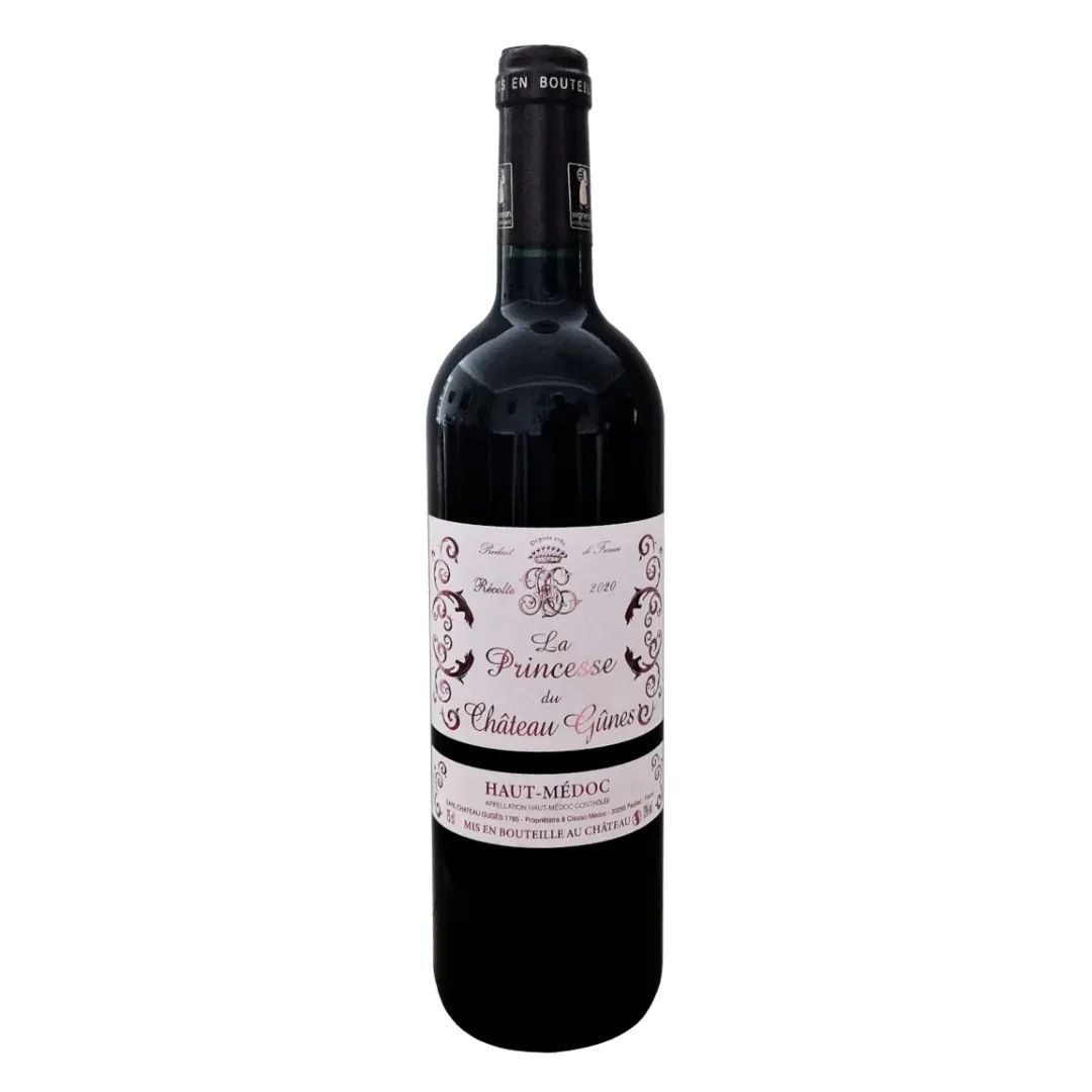 La Princesse du Château Gunes 2020, A.O.C Haut-Médoc, Red Wine, 75 cl