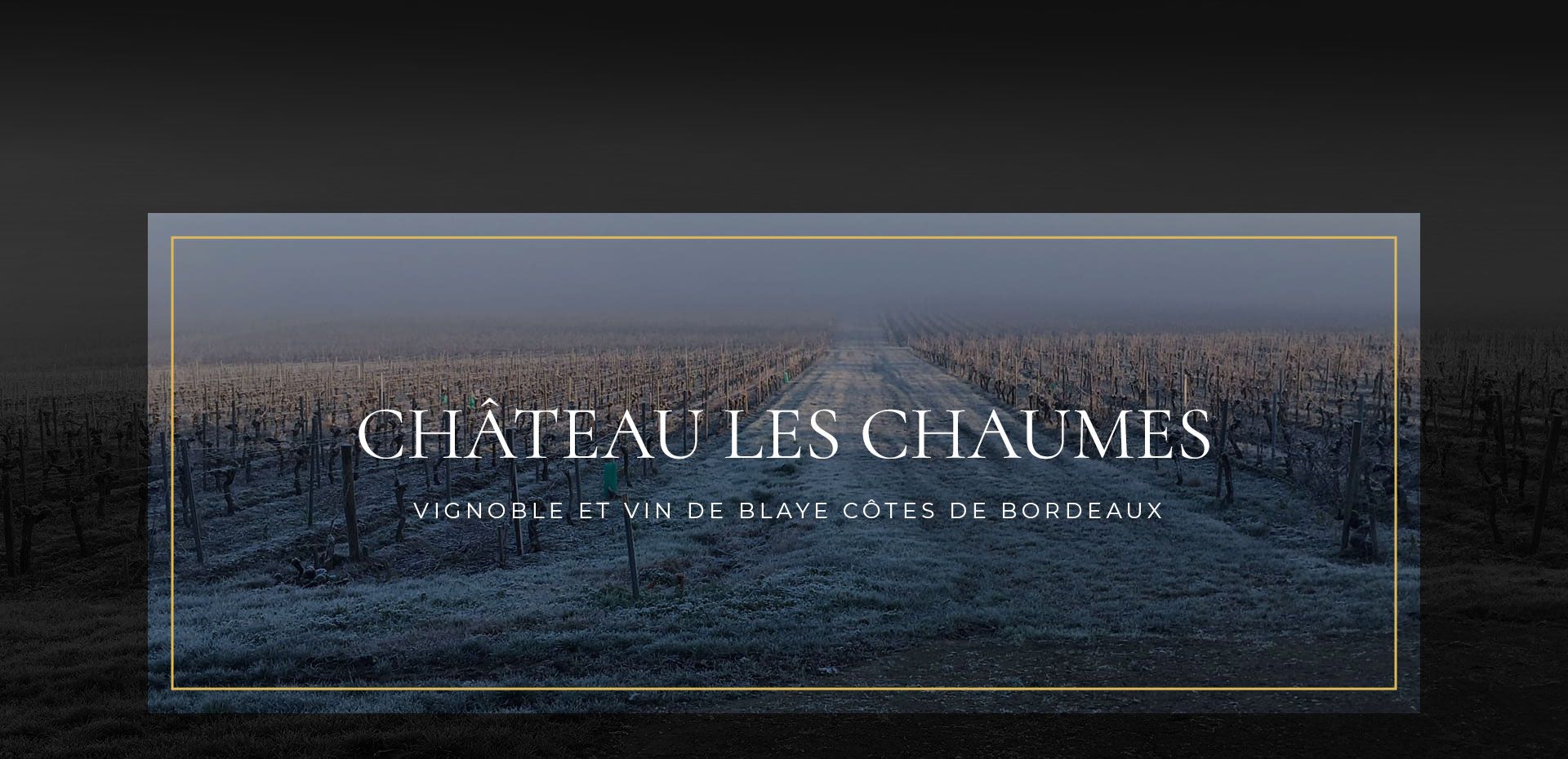 Château les Chaumes - Blaye Côtes de Bordeaux