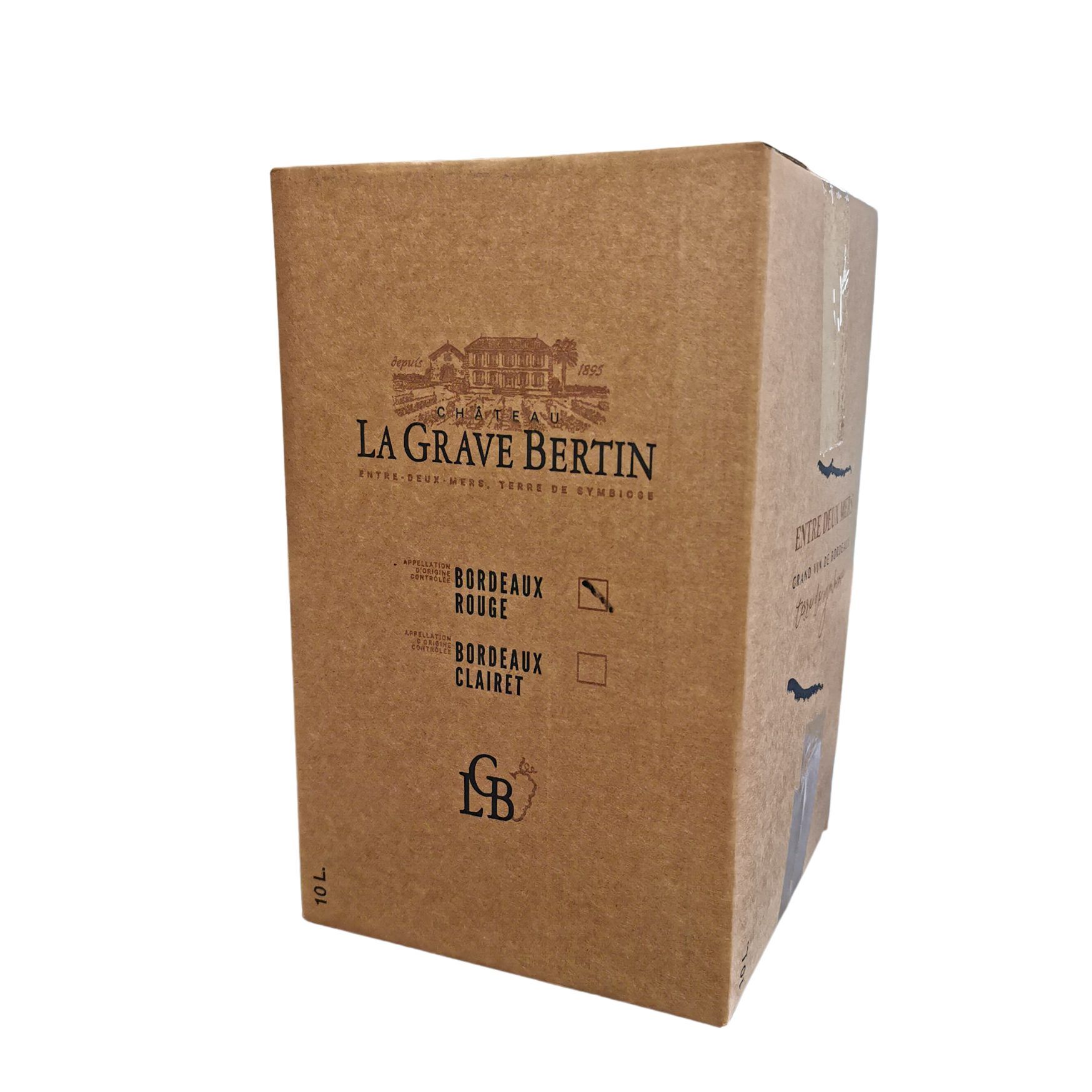 CHATEAU LA GRAVE BERTIN, Rouge - BIB 10L