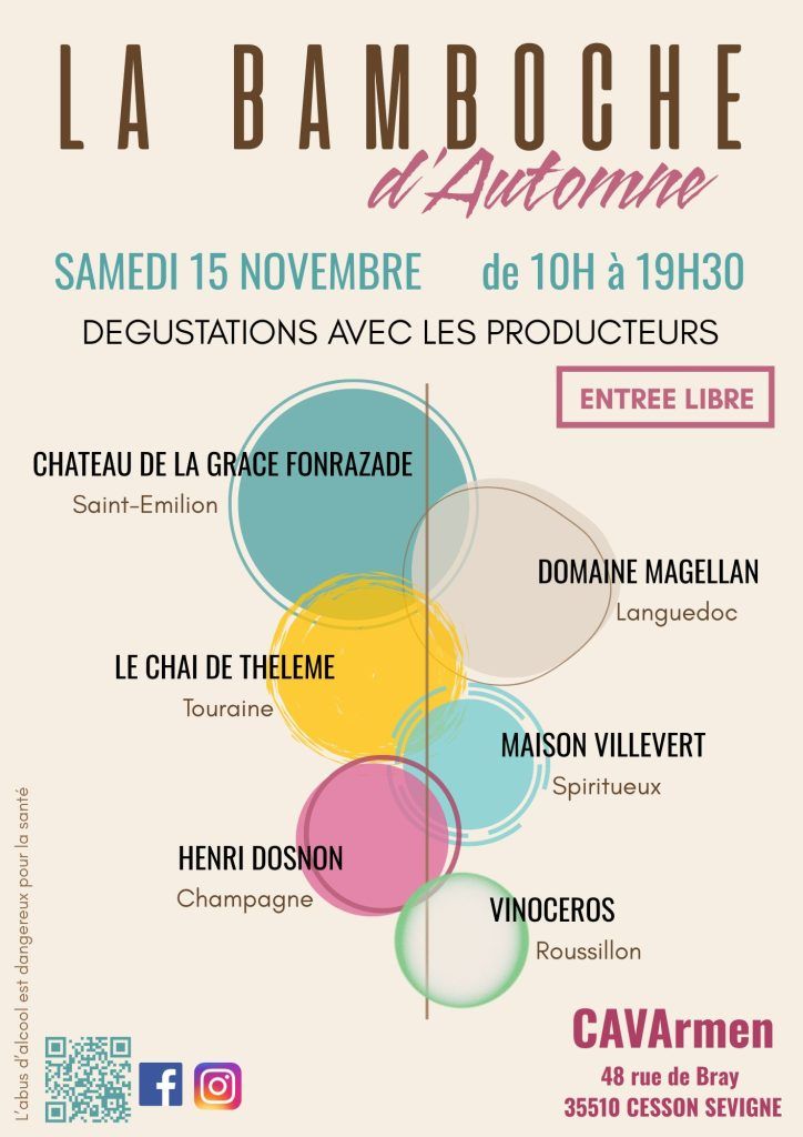 la bamboche d'automne chateau la grace fonrazade Cavarmen / 1001 Vins
