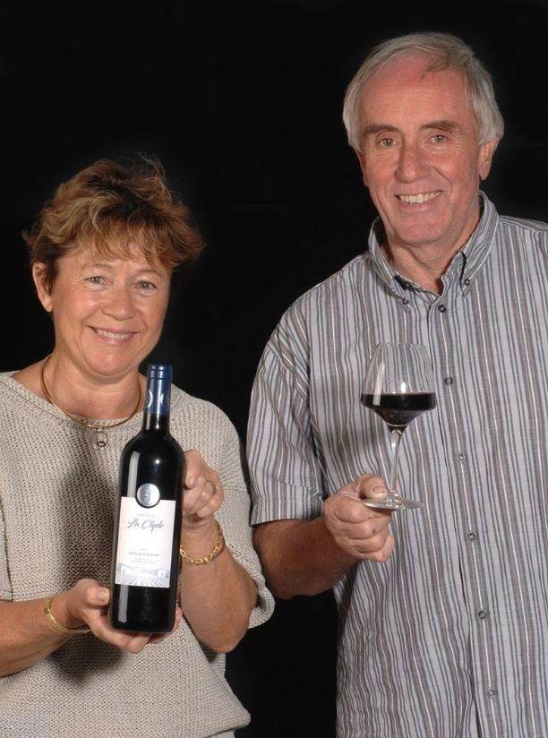 Florence et Jacques Jouny présentent leur vin bio