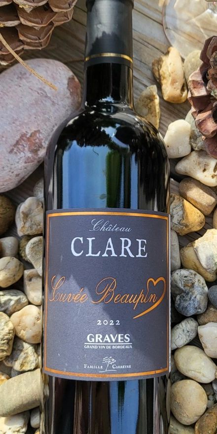 bouteille de vin rouge cuvée beaupin