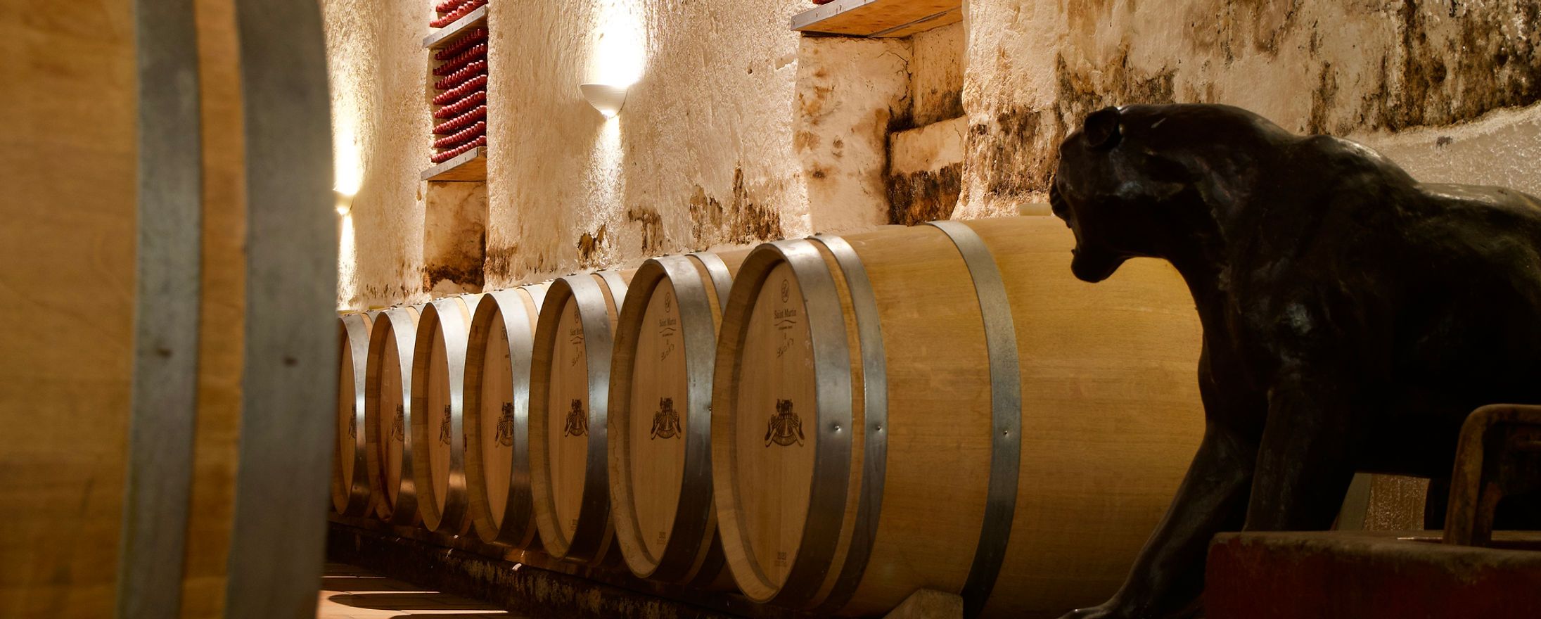 Chai Barriques Château de Lescours Saint Emilion Grand Cru