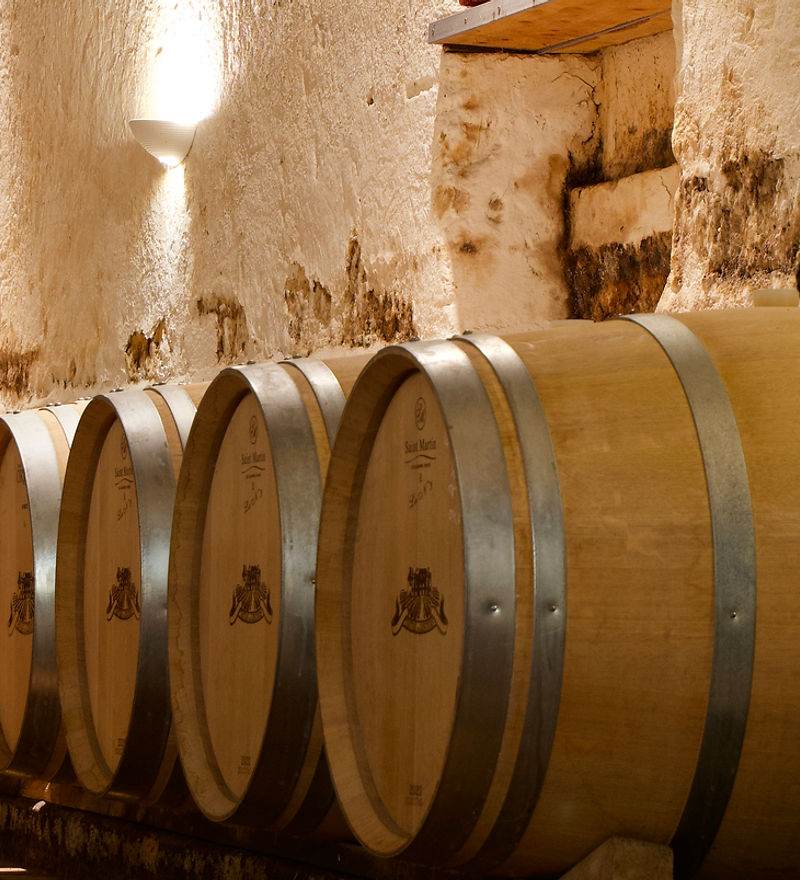 Chai Barriques Château de Lescours Saint Emilion Grand Cru
