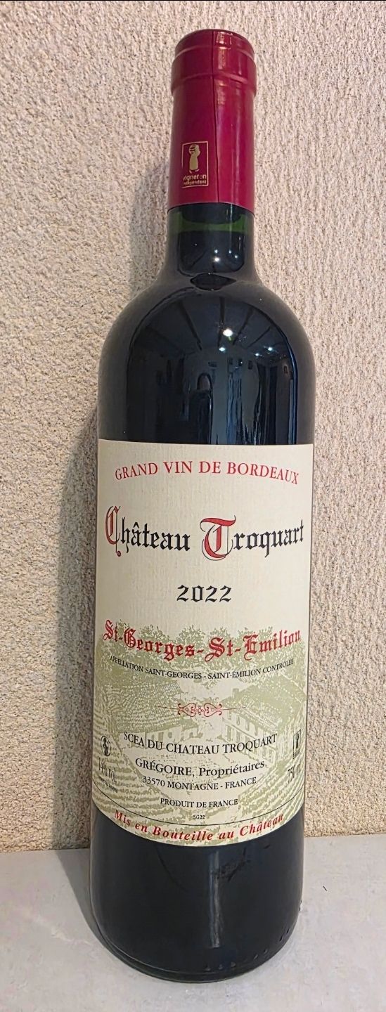 AOC Saint Georges Saint Emilion - Chateau Troquart 2022