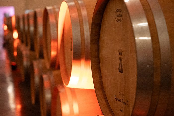 Barriques de vin