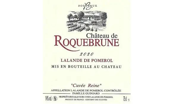 Millésime 2020 Château de Roquebrune