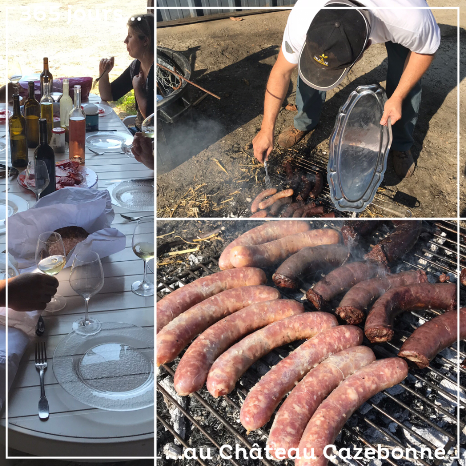 Bottling a vintage is a celebration. Often the culmination of 2 or 3 years of work.
And that certainly calls for a barbecue with the bottling team. 22,000 bott...