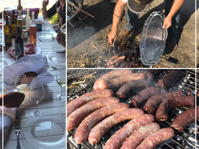 Bottling a vintage is a celebration. Often the culmination of 2 or 3 years of work.
And that certainly calls for a barbecue with the bottling team. 22,000 bott...