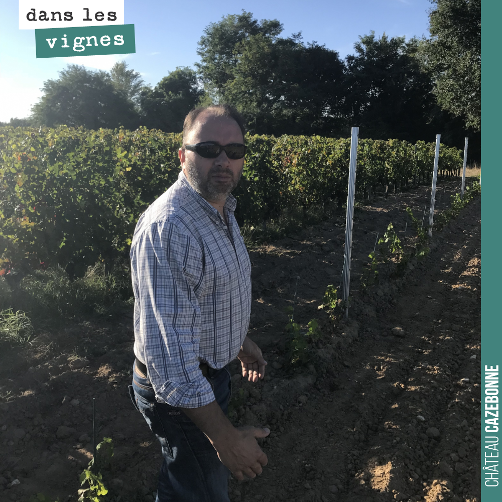 A walk through the vineyards with David. Next time, we promise to take a selfie together.