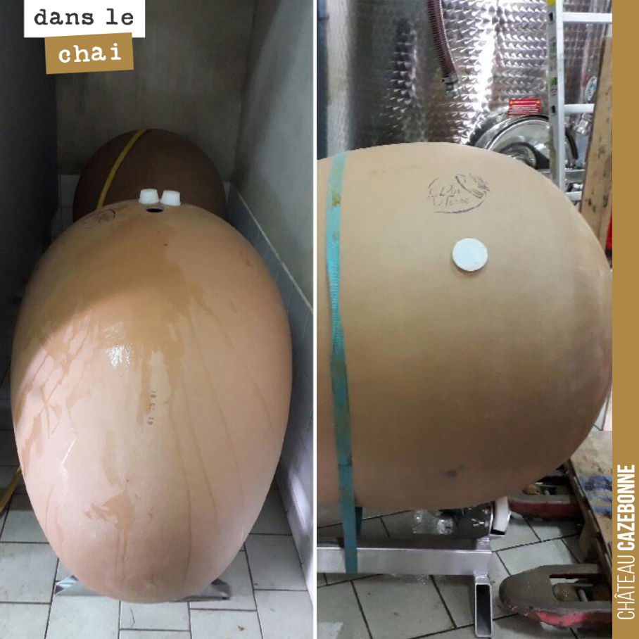 We are going to fill these eggs with beautifully ripe Sauvignon juice. Next year, we should be able to offer you a cuvée that is as exclusive as it is delicious!
We can't wait for you to taste it!