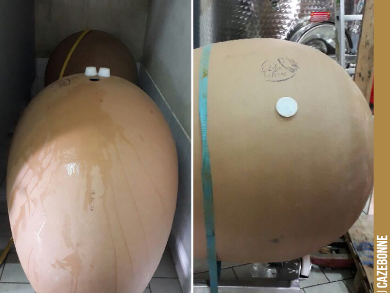 We are going to fill these eggs with beautifully ripe Sauvignon juice. Next year, we should be able to offer you a cuvée that is as exclusive as it is delicious!
We can't wait for you to taste it!
