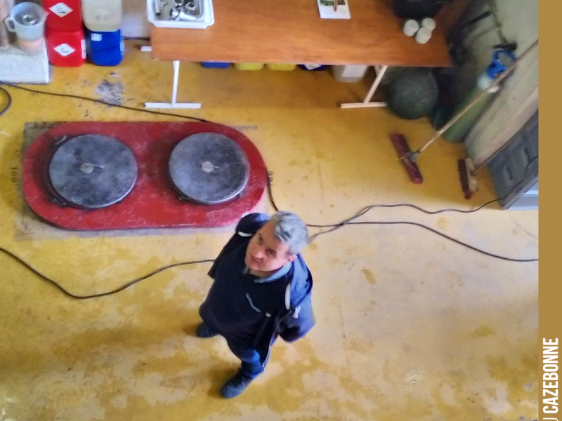 I don’t often get the chance to post a photo of myself around here. Photo taken by Francis in the winery on our last day of harvest.
Roll on next year.