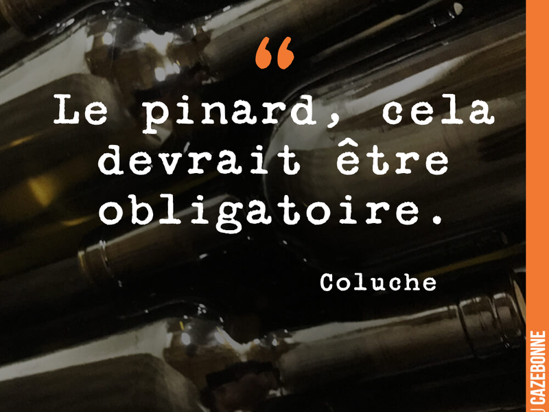 Le pinard, cela devrait être obligatoire.