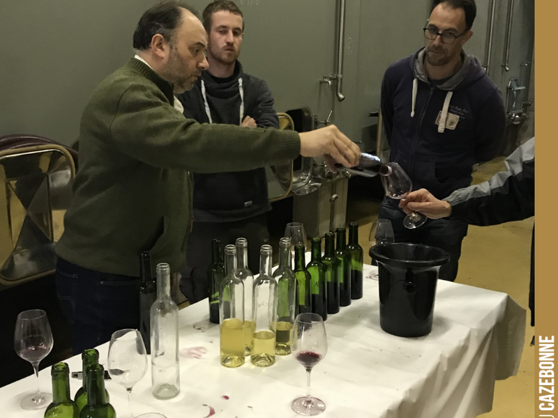 We are tasting our 2019 vintage with the team and our oenologist to decide on the blends for the first bottling in February.