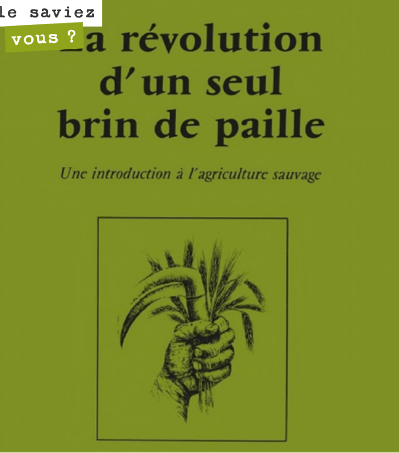 Depuis le temps que l’on doit lire cet ouvrage de référence. Au boulot !
Fukuoka a oublié cet ouvrage en 1975. C’est le père de ce qu’il appelle l’agriculture naturelle.
En laissant faire la natu...