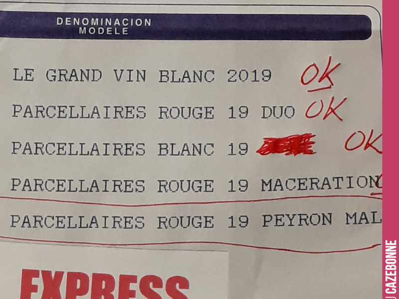 Delivery of the labels for our 2019 grand cuvées. Bottling and labelling at the end of the week.
4 years of hard work at Cazebonne to finally have our range (almost) complete.
PS. It's n...