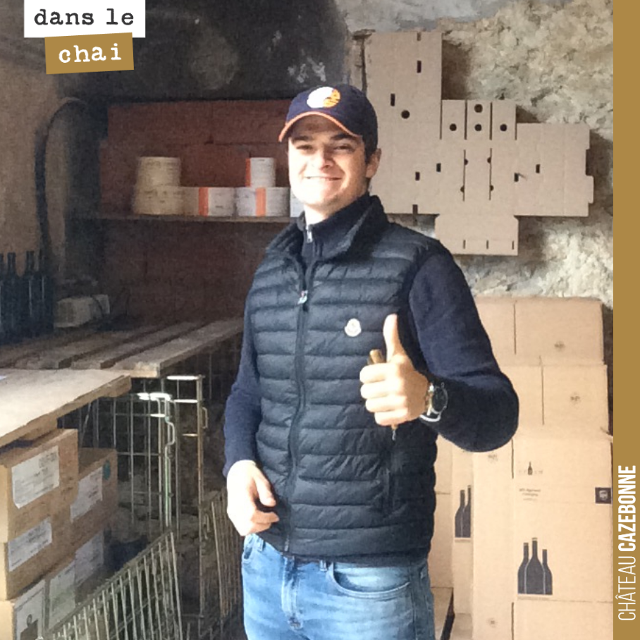 Valentin has cleaned the winery from top to bottom. He is now ready to prepare your orders as promptly as possible.
Valentin, you rock!