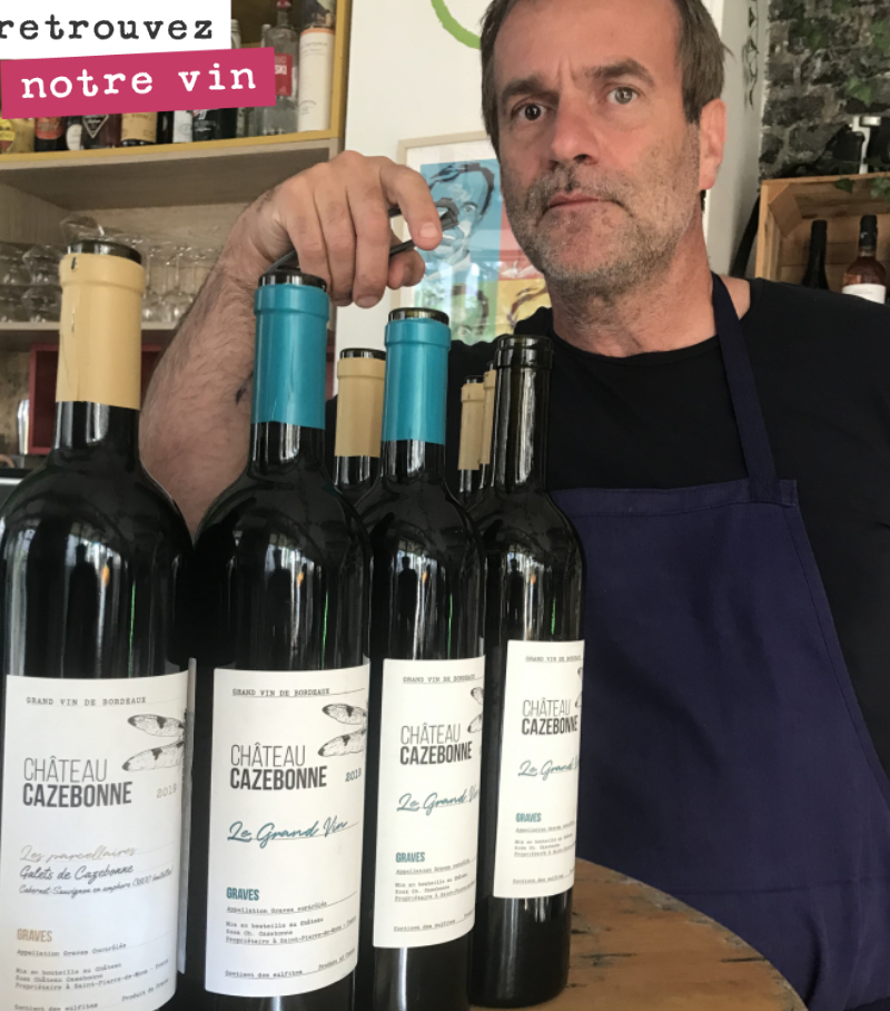 Soirée dégustation de Cazebonne à 750g la table. 6 cuvées à déguster au verre en alliance mets et vins avec les plats de Chef Damien.