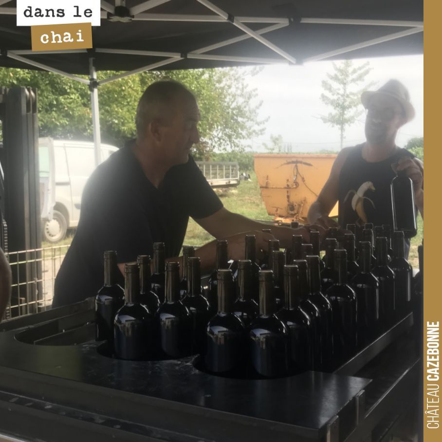 Today is bottling day to make some room for the arrival of the reds.
We have a little surprise in store for you with this wonderfully luscious Malbec cuvée.