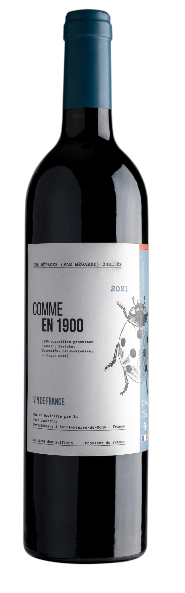 Comme en 1900 red 2022, Vin de France (92/100 RVF)
