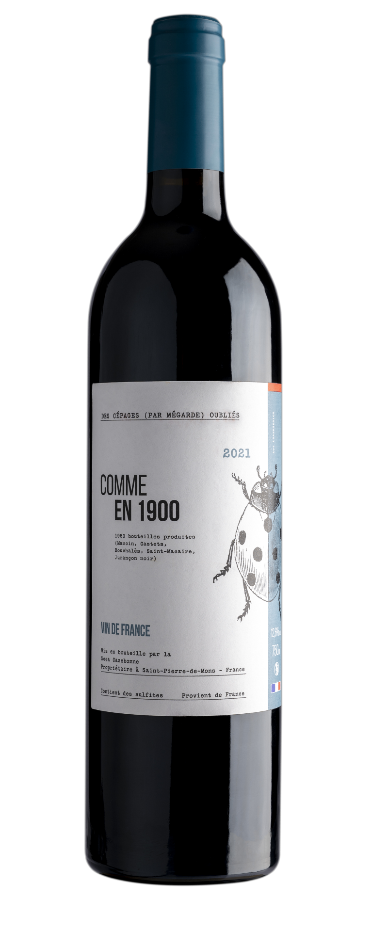 Comme en 1900 red 2022, Vin de France (92/100 RVF)