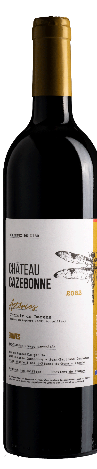Astéries de Darche 2022, Merlot in amphora (91/100 RVF)