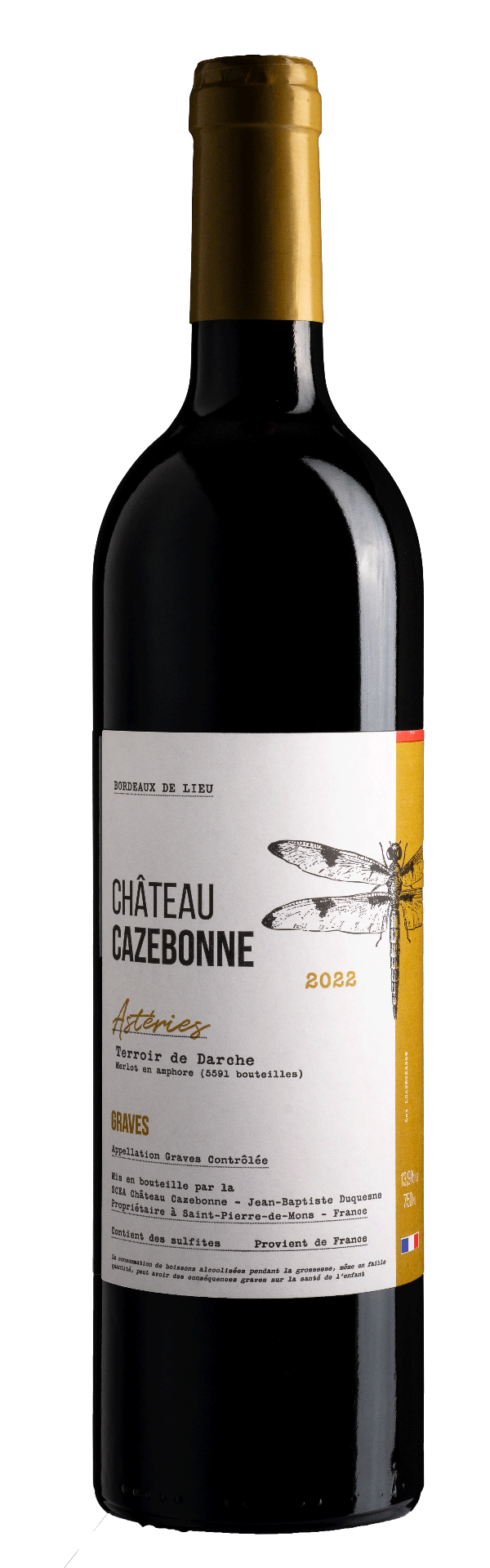 Astéries de Darche 2022, Merlot in amphora (91/100 RVF)