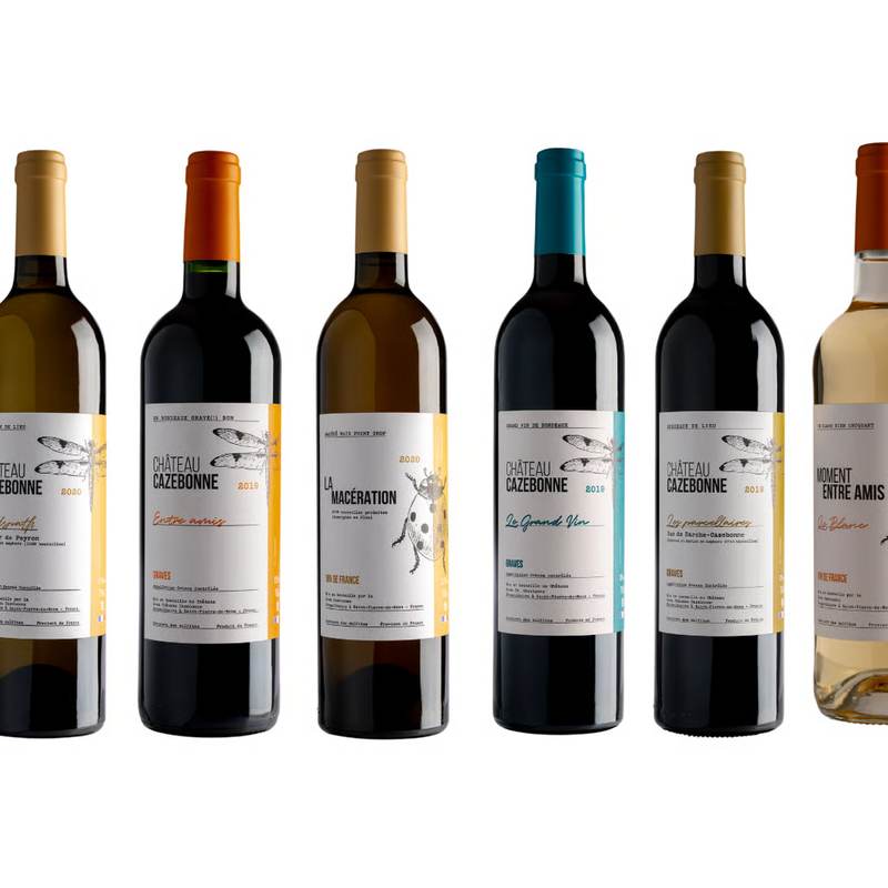 Available wines lot — €100