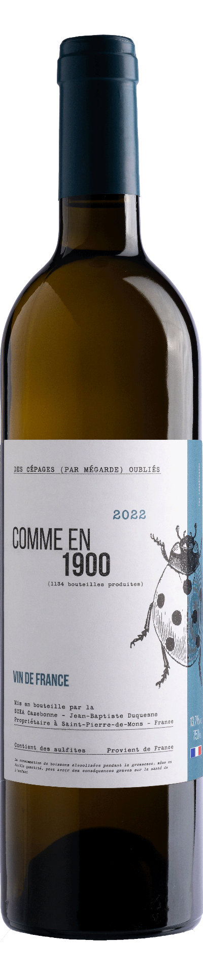 Comme en 1900 blanc 2025 - IGP Atlantique - En primeur