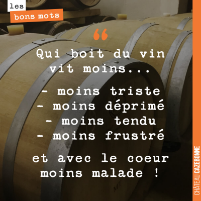 Si vous cherchez encore des motivations pour boire du bon vin !