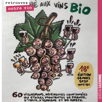 Nous sommes très heureux de vous annoncer que nous serons présent au Salon des Vins Bio de Montre...